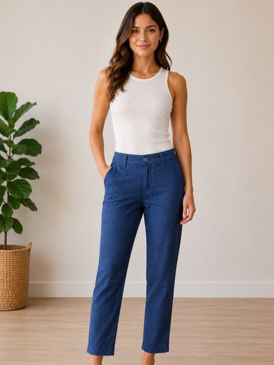 LOFT Pants - Ann Taylor Loft Dress Pants Navy Blue Size 0P